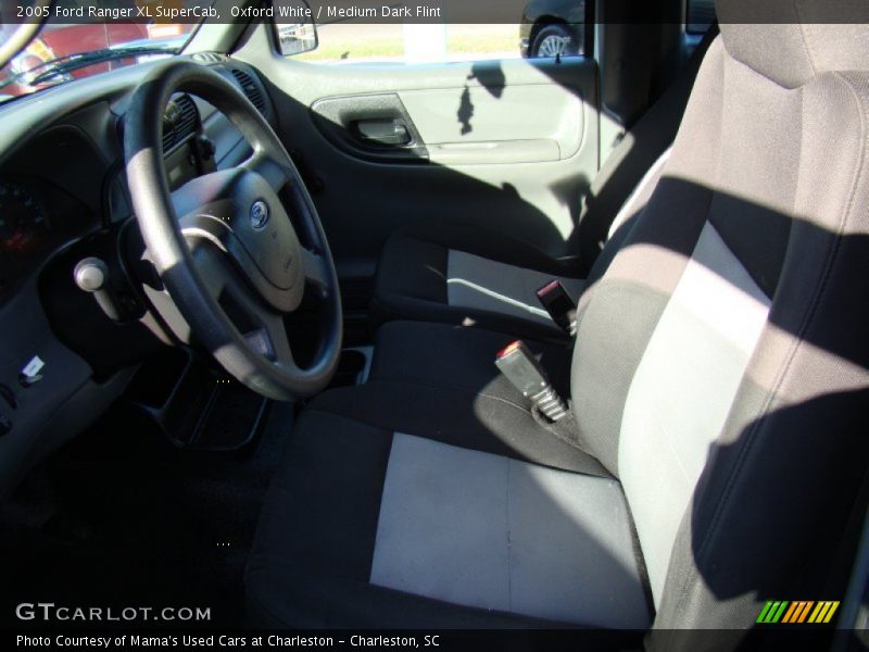 Oxford White / Medium Dark Flint 2005 Ford Ranger XL SuperCab