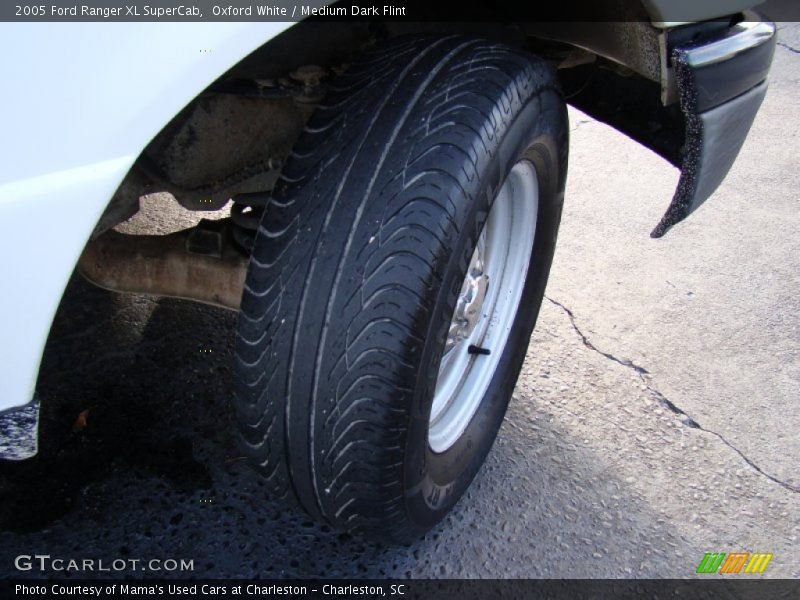 Oxford White / Medium Dark Flint 2005 Ford Ranger XL SuperCab