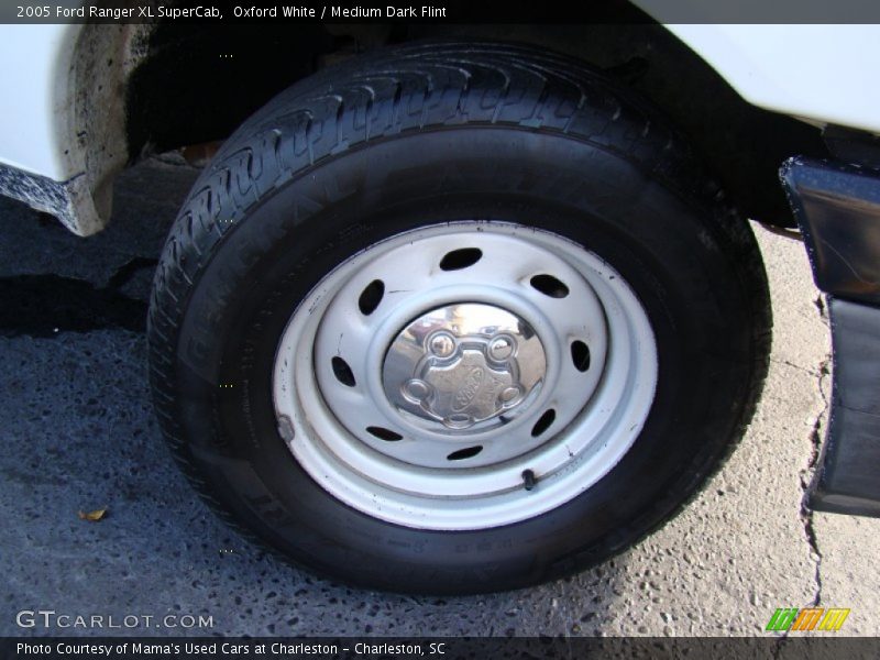 Oxford White / Medium Dark Flint 2005 Ford Ranger XL SuperCab