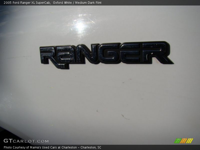 Oxford White / Medium Dark Flint 2005 Ford Ranger XL SuperCab