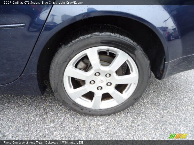 Blue Chip / Light Gray/Ebony 2007 Cadillac CTS Sedan