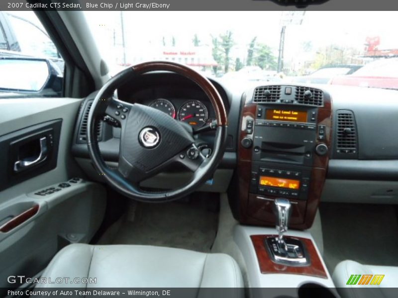 Blue Chip / Light Gray/Ebony 2007 Cadillac CTS Sedan