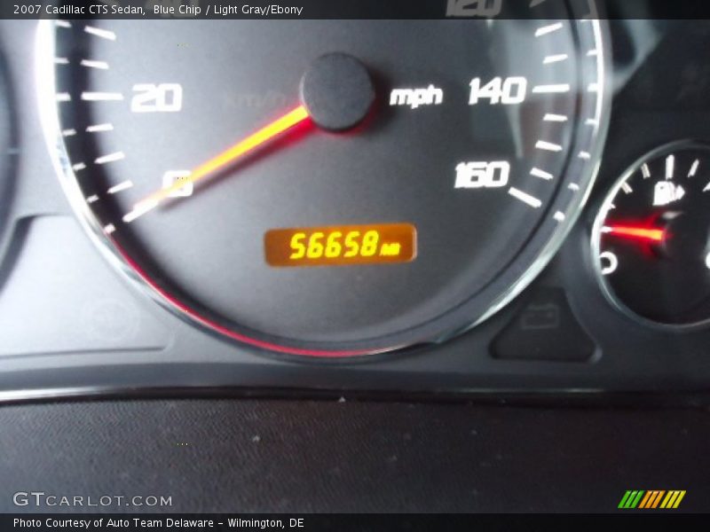 Blue Chip / Light Gray/Ebony 2007 Cadillac CTS Sedan