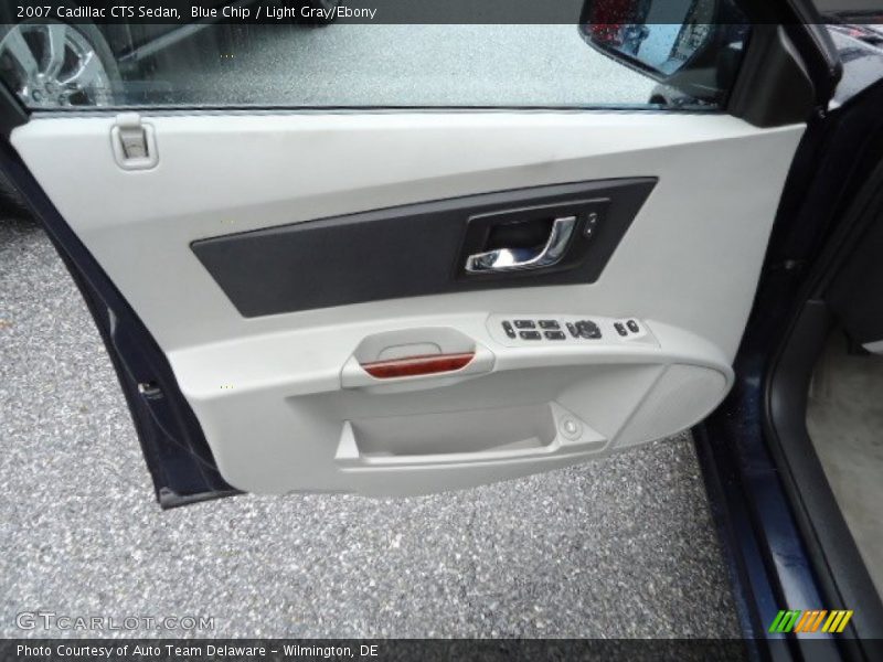 Blue Chip / Light Gray/Ebony 2007 Cadillac CTS Sedan