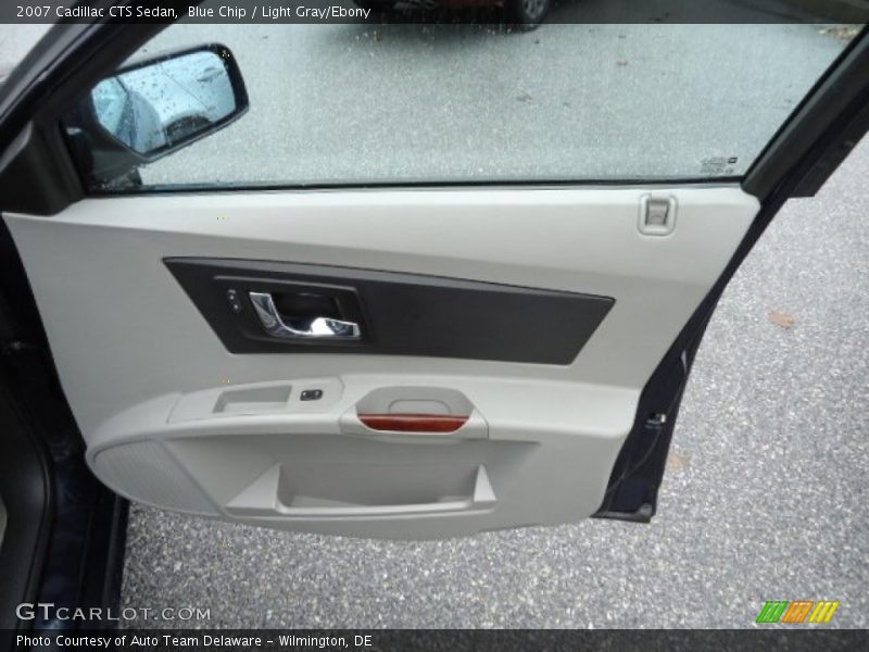 Blue Chip / Light Gray/Ebony 2007 Cadillac CTS Sedan