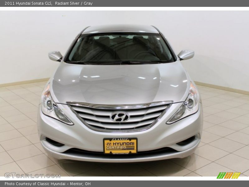 Radiant Silver / Gray 2011 Hyundai Sonata GLS