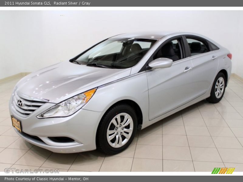 Radiant Silver / Gray 2011 Hyundai Sonata GLS