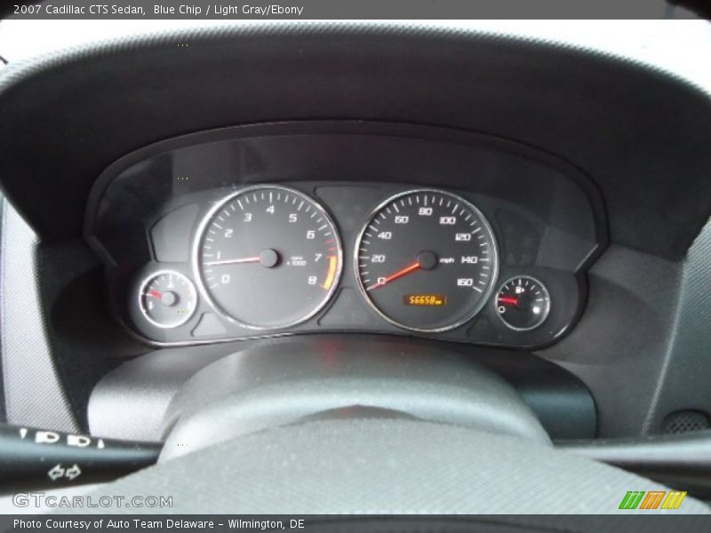 Blue Chip / Light Gray/Ebony 2007 Cadillac CTS Sedan