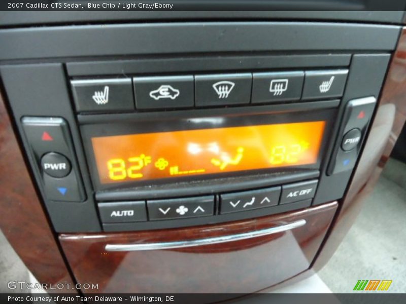 Blue Chip / Light Gray/Ebony 2007 Cadillac CTS Sedan