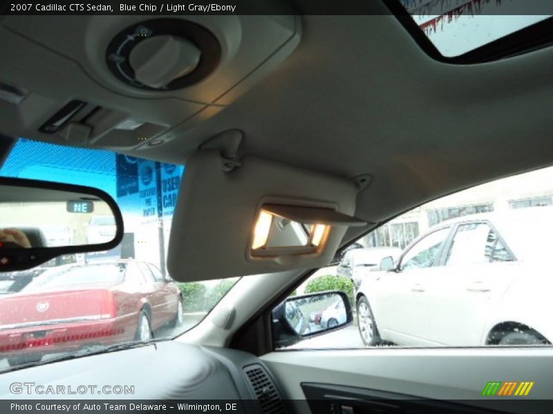 Blue Chip / Light Gray/Ebony 2007 Cadillac CTS Sedan