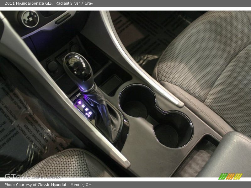 Radiant Silver / Gray 2011 Hyundai Sonata GLS