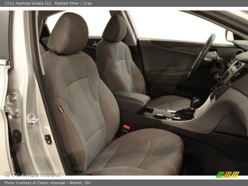 Radiant Silver / Gray 2011 Hyundai Sonata GLS