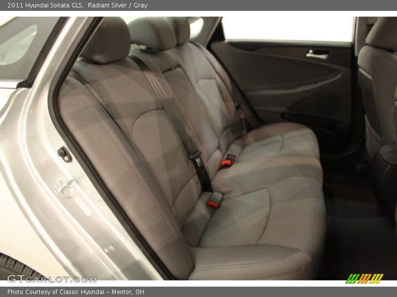 Radiant Silver / Gray 2011 Hyundai Sonata GLS