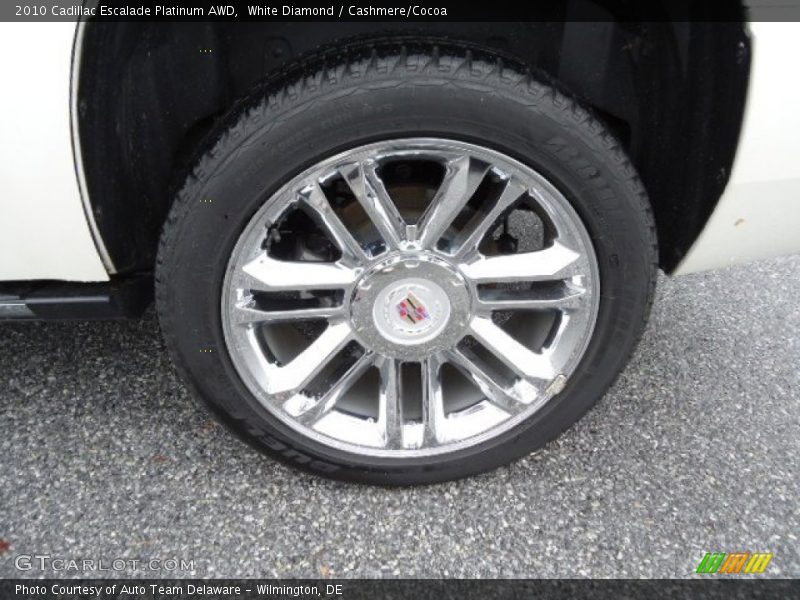 White Diamond / Cashmere/Cocoa 2010 Cadillac Escalade Platinum AWD