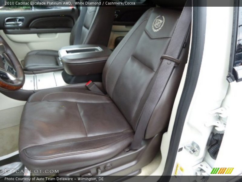 White Diamond / Cashmere/Cocoa 2010 Cadillac Escalade Platinum AWD