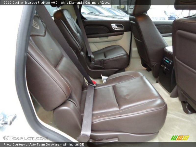 White Diamond / Cashmere/Cocoa 2010 Cadillac Escalade Platinum AWD