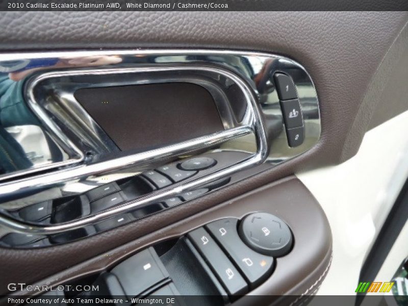 White Diamond / Cashmere/Cocoa 2010 Cadillac Escalade Platinum AWD