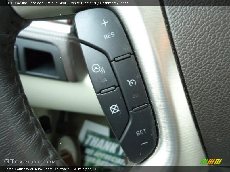 White Diamond / Cashmere/Cocoa 2010 Cadillac Escalade Platinum AWD