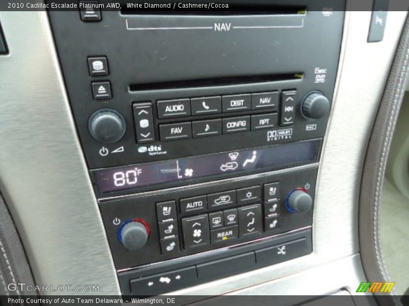 White Diamond / Cashmere/Cocoa 2010 Cadillac Escalade Platinum AWD