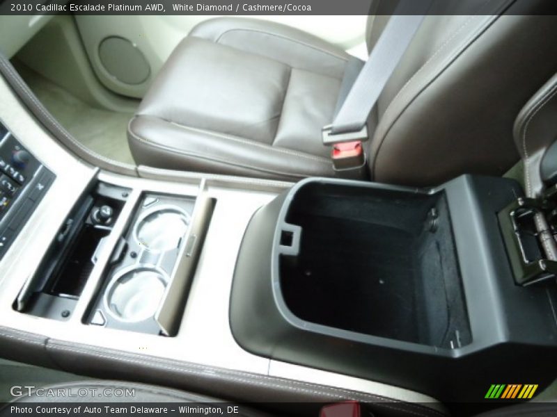 White Diamond / Cashmere/Cocoa 2010 Cadillac Escalade Platinum AWD