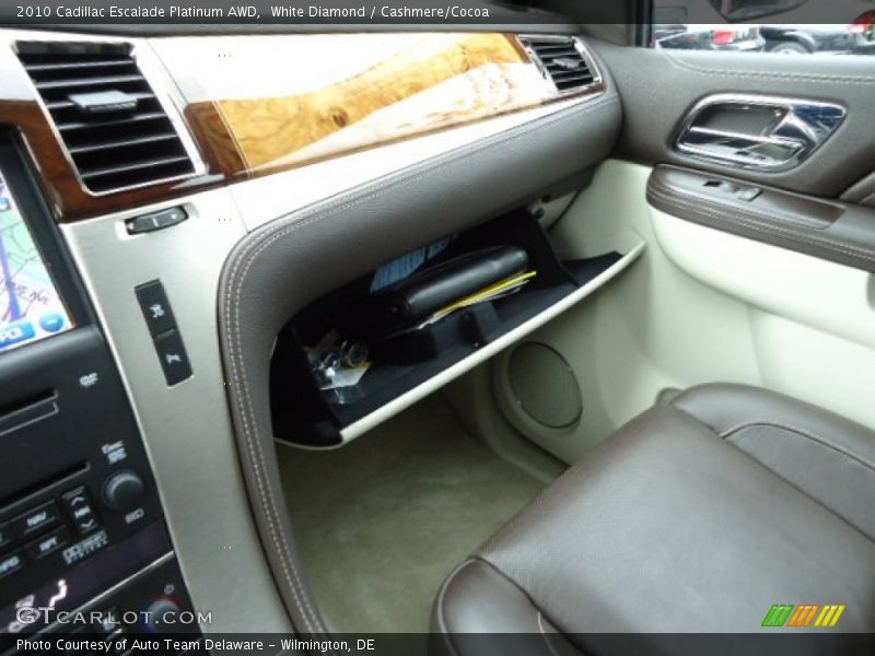 White Diamond / Cashmere/Cocoa 2010 Cadillac Escalade Platinum AWD