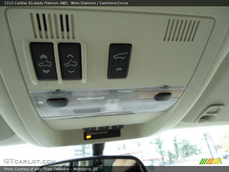 White Diamond / Cashmere/Cocoa 2010 Cadillac Escalade Platinum AWD