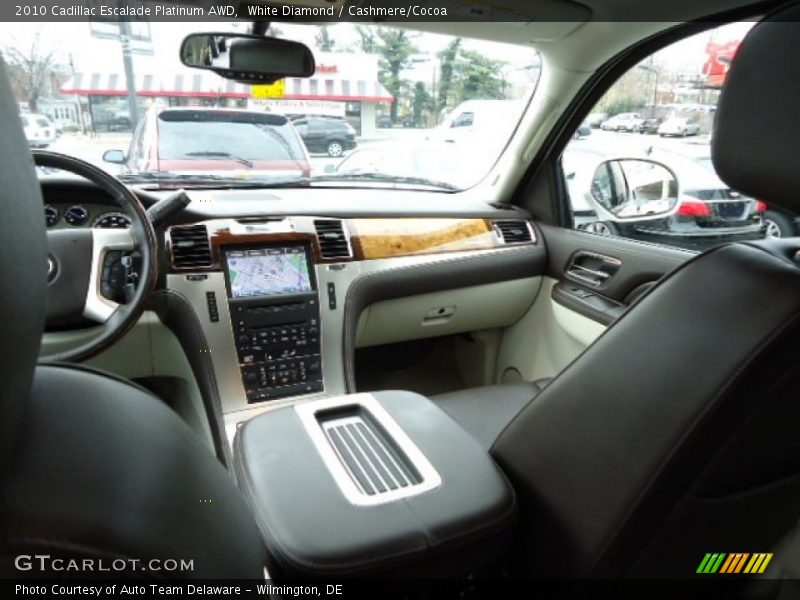 White Diamond / Cashmere/Cocoa 2010 Cadillac Escalade Platinum AWD