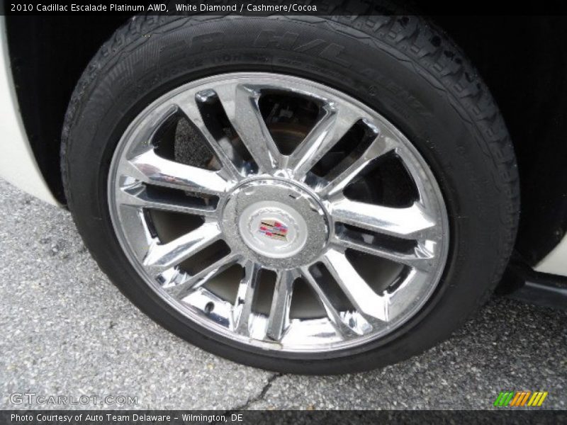 White Diamond / Cashmere/Cocoa 2010 Cadillac Escalade Platinum AWD