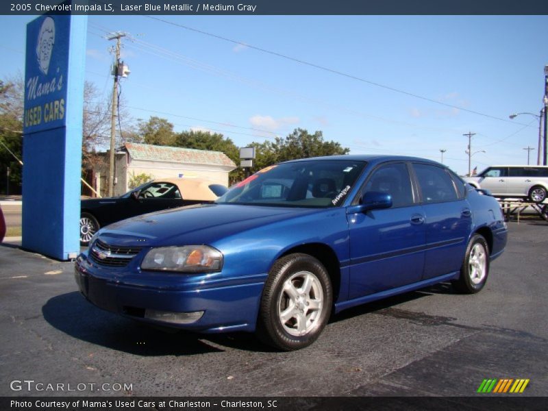 Laser Blue Metallic / Medium Gray 2005 Chevrolet Impala LS