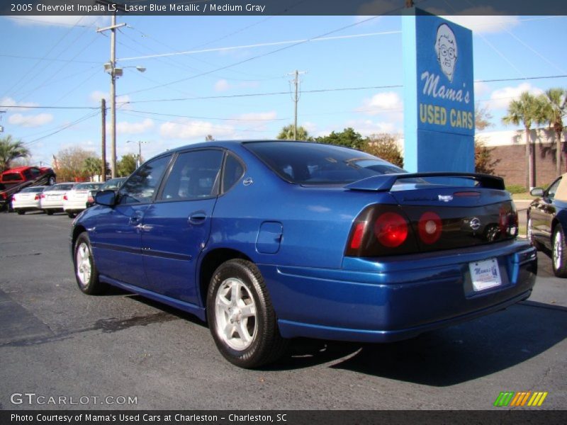 Laser Blue Metallic / Medium Gray 2005 Chevrolet Impala LS