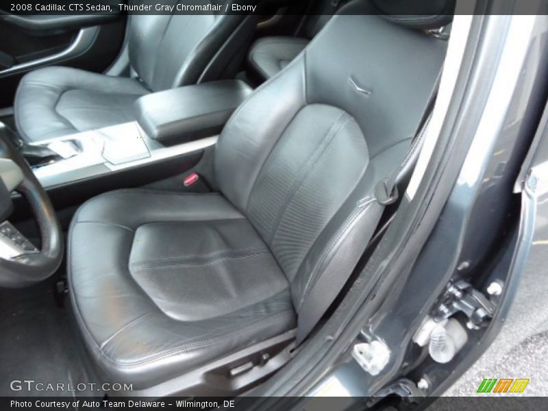 Thunder Gray Chromaflair / Ebony 2008 Cadillac CTS Sedan