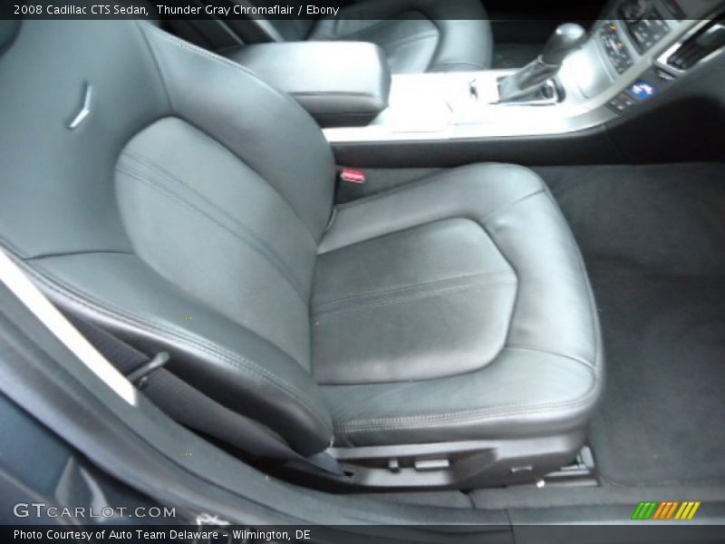 Thunder Gray Chromaflair / Ebony 2008 Cadillac CTS Sedan