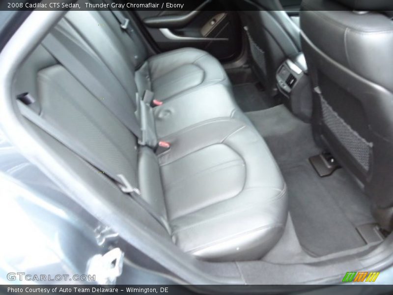 Thunder Gray Chromaflair / Ebony 2008 Cadillac CTS Sedan
