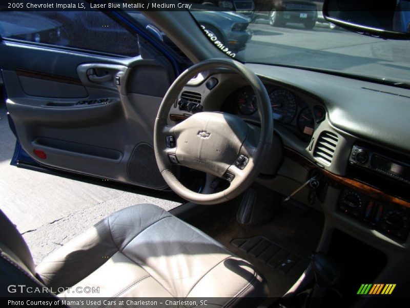 Laser Blue Metallic / Medium Gray 2005 Chevrolet Impala LS