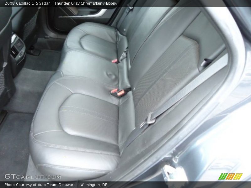 Thunder Gray Chromaflair / Ebony 2008 Cadillac CTS Sedan