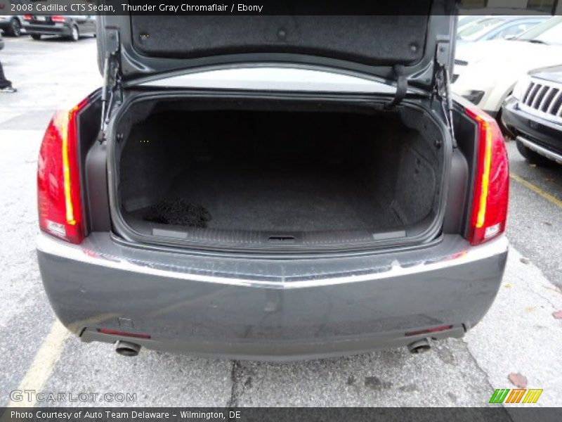 Thunder Gray Chromaflair / Ebony 2008 Cadillac CTS Sedan
