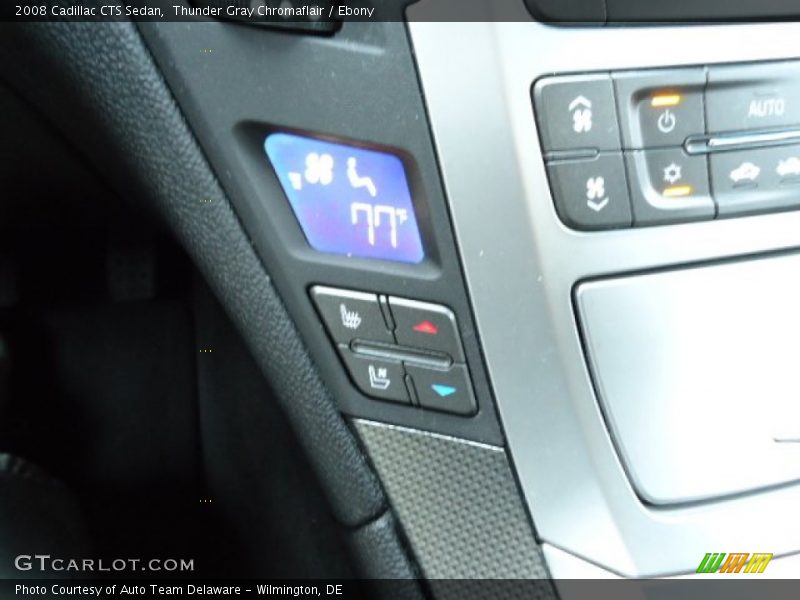 Thunder Gray Chromaflair / Ebony 2008 Cadillac CTS Sedan