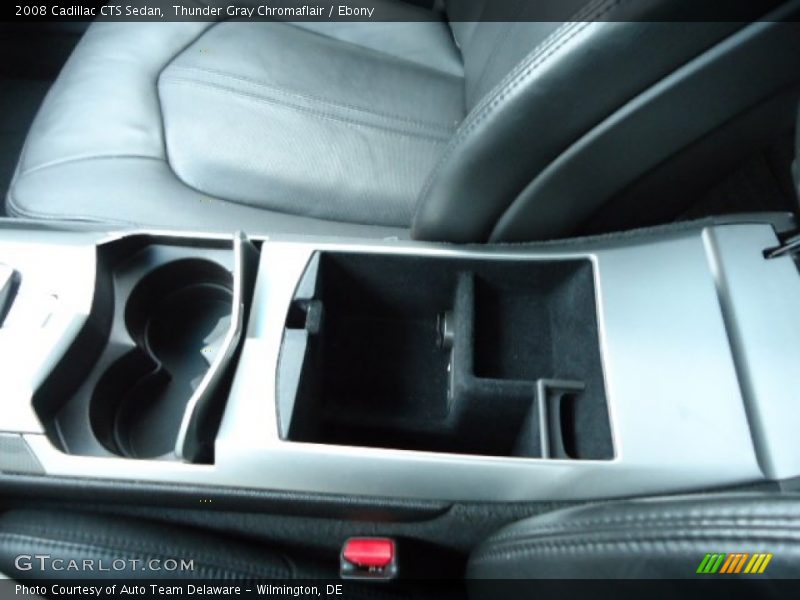 Thunder Gray Chromaflair / Ebony 2008 Cadillac CTS Sedan
