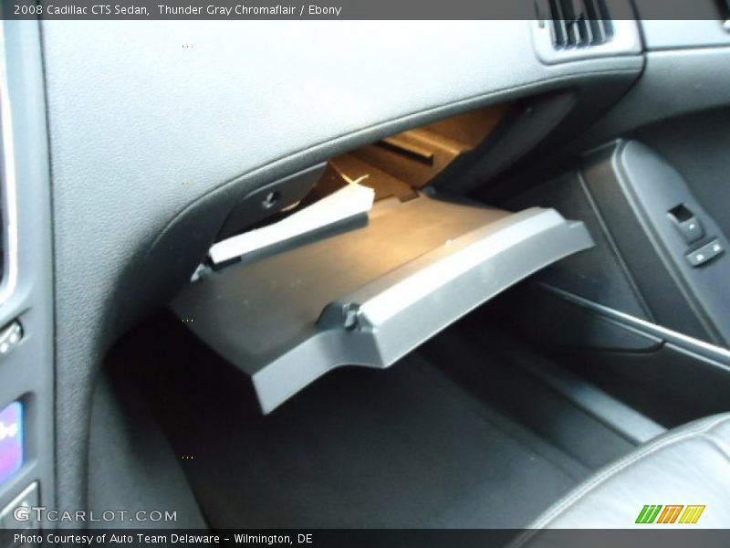 Thunder Gray Chromaflair / Ebony 2008 Cadillac CTS Sedan