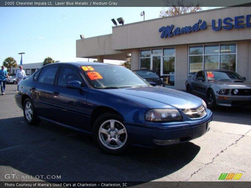 Laser Blue Metallic / Medium Gray 2005 Chevrolet Impala LS