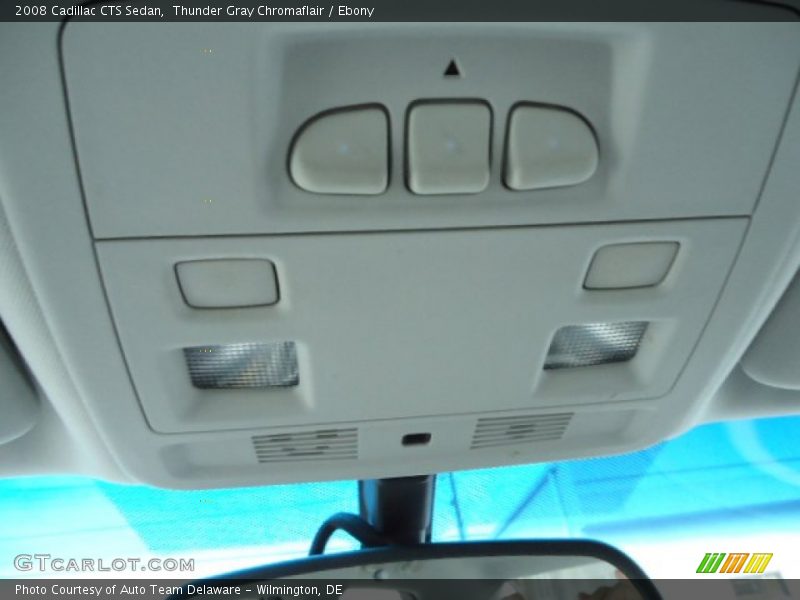 Thunder Gray Chromaflair / Ebony 2008 Cadillac CTS Sedan
