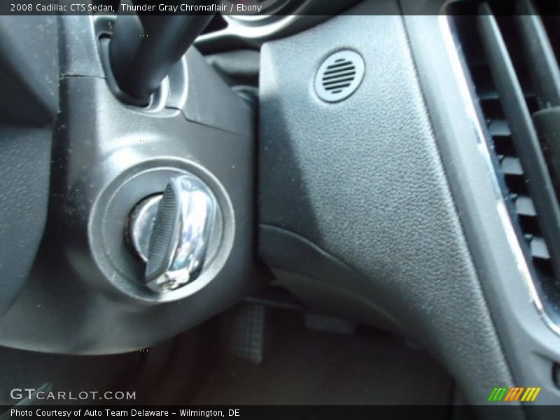 Thunder Gray Chromaflair / Ebony 2008 Cadillac CTS Sedan