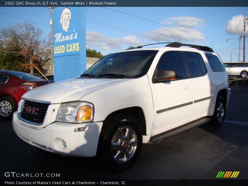 Summit White / Medium Pewter 2002 GMC Envoy XL SLT 4x4