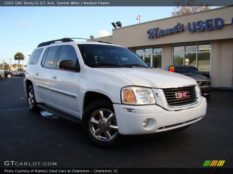 Summit White / Medium Pewter 2002 GMC Envoy XL SLT 4x4