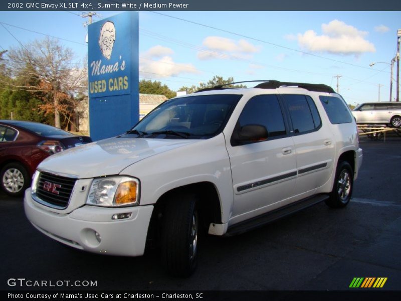 Summit White / Medium Pewter 2002 GMC Envoy XL SLT 4x4