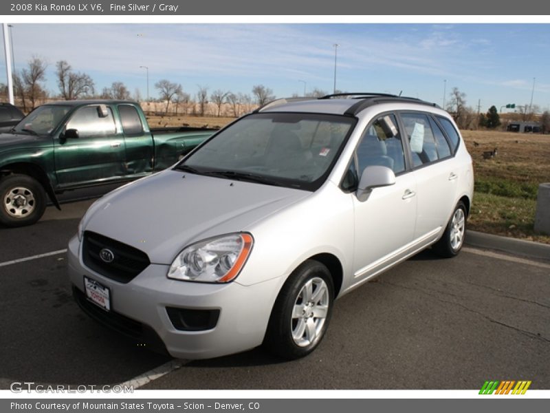 Fine Silver / Gray 2008 Kia Rondo LX V6