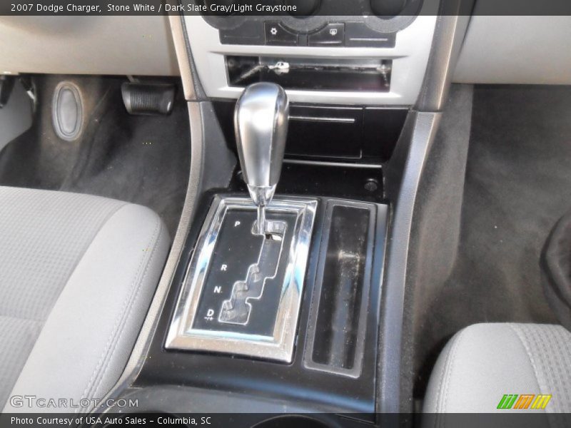 Stone White / Dark Slate Gray/Light Graystone 2007 Dodge Charger