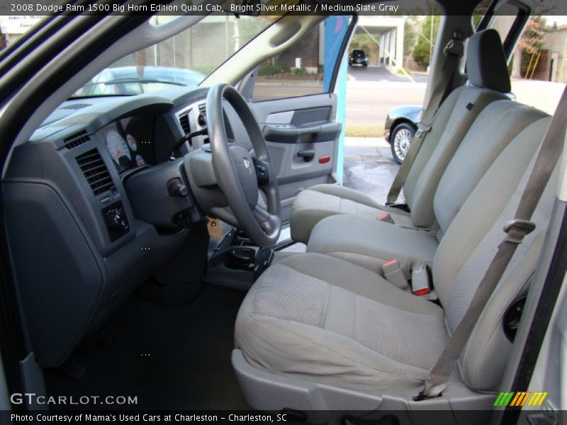  2008 Ram 1500 Big Horn Edition Quad Cab Medium Slate Gray Interior