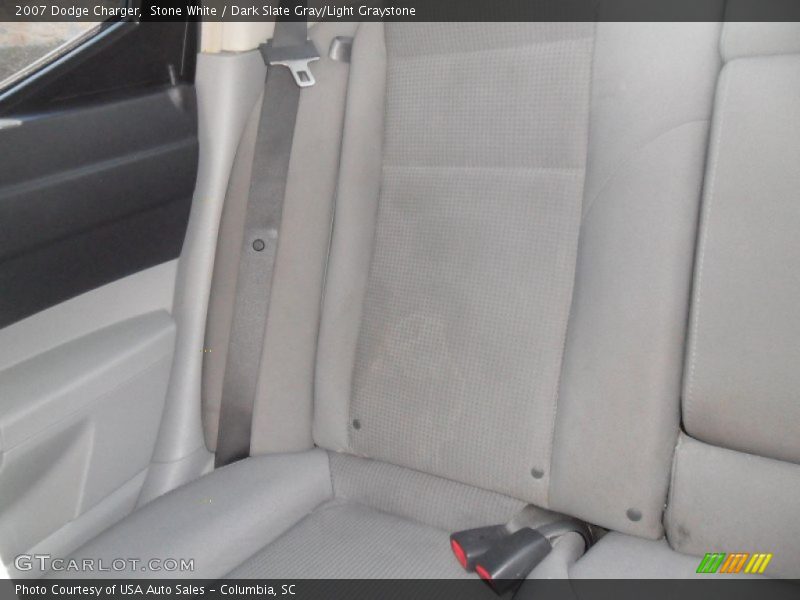 Stone White / Dark Slate Gray/Light Graystone 2007 Dodge Charger