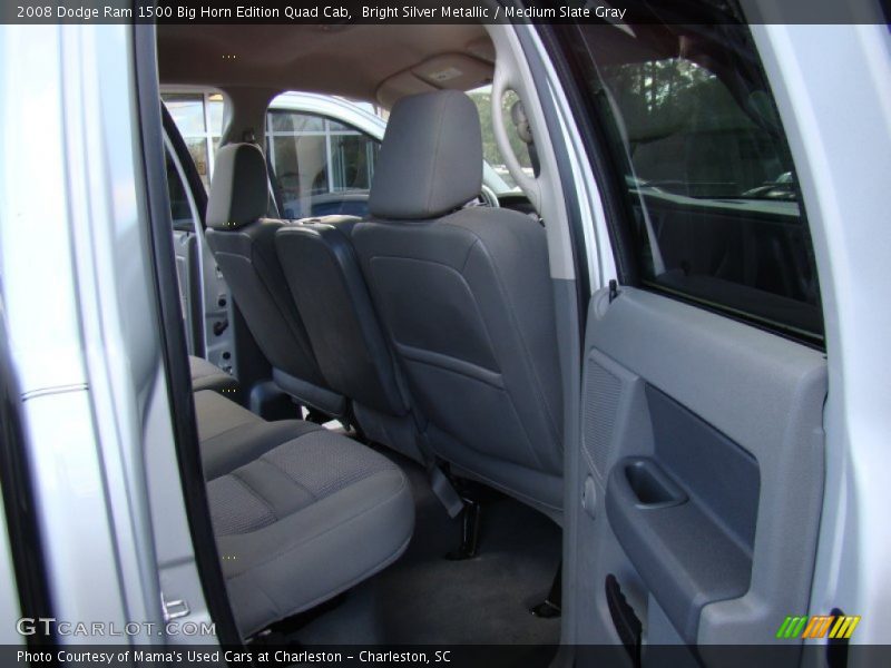 Bright Silver Metallic / Medium Slate Gray 2008 Dodge Ram 1500 Big Horn Edition Quad Cab